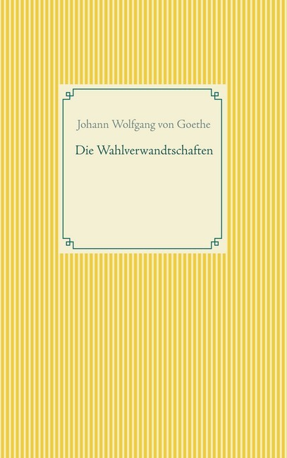 Die Wahlverwandtschaften main product photo