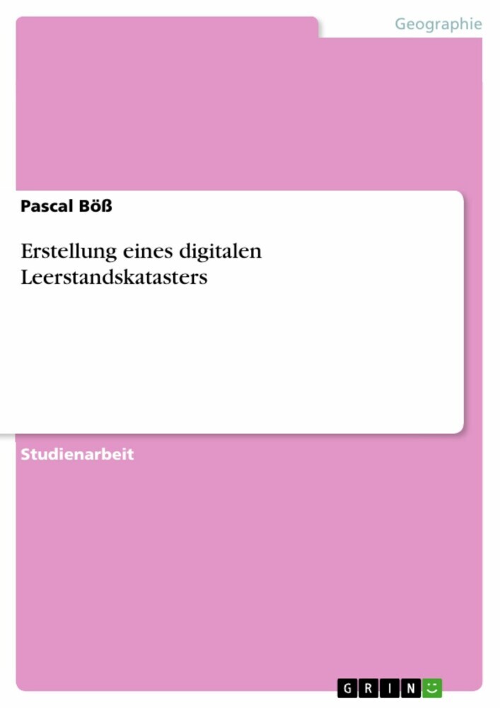 Erstellung eines digitalen Leerstandskatasters main product photo