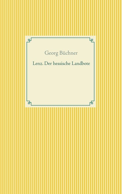 Lenz. Der hessische Landbote main product photo