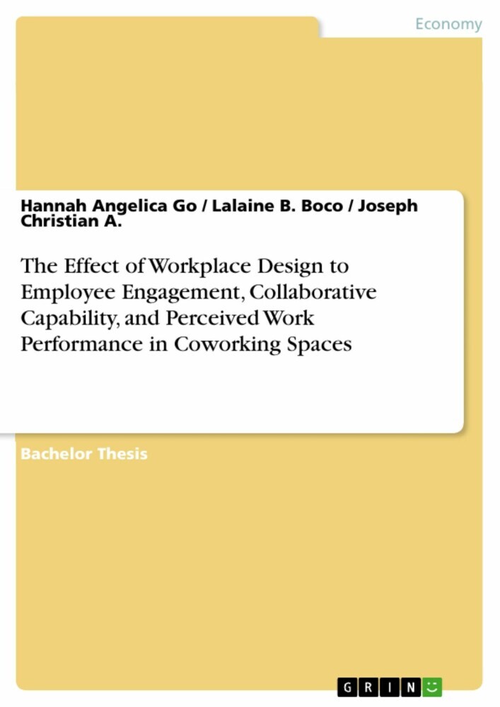 The Effect of Workplace Design to Employee Engagement, Collaborative Capability, and Perceived Work Performance in Coworking Spaces main product photo