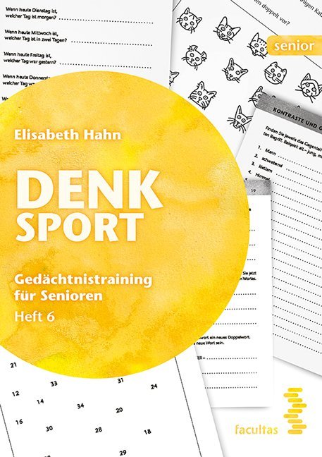 Denksport - Gedächtnistraining für Senioren. H.6 main product photo