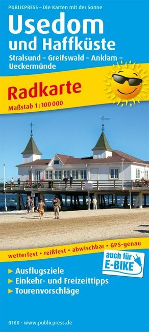 PUBLICPRESS Radkarte Usedom und Haffküste main product photo