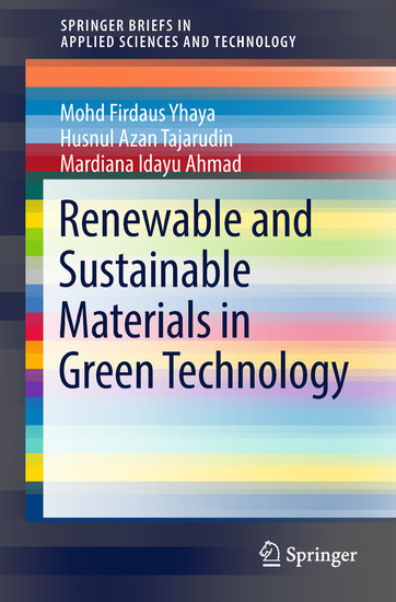 Renewable and Sustainable Materials in Green Technology main product photo