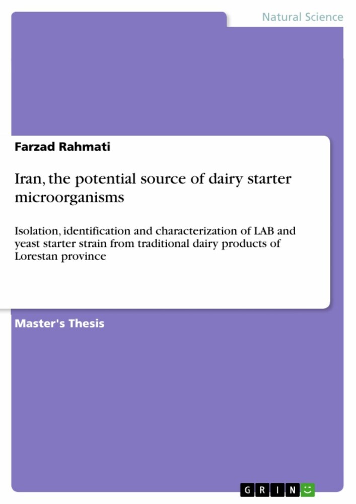 Iran, the potential source of dairy starter microorganisms main product photo