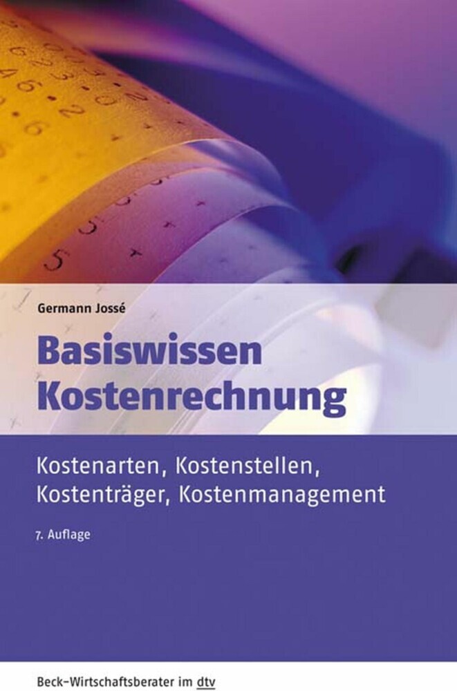 Basiswissen Kostenrechnung main product photo