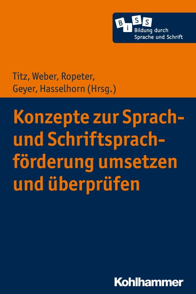 Konzepte zur Sprach- und Schriftsprachförderung umsetzen und überprüfen main product photo