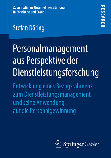 Personalmanagement aus Perspektive der Dienstleistungsforschung main product photo