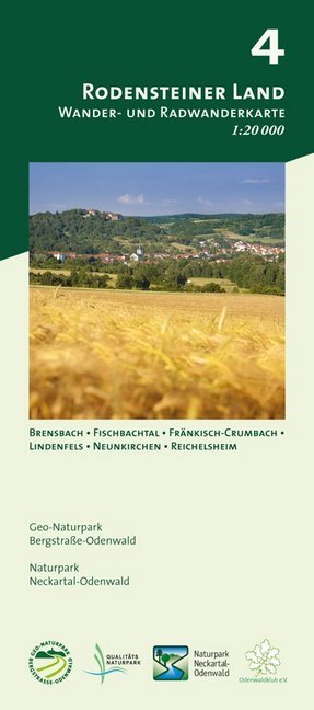 Odenwald Freizeitkarte Rodensteiner Land main product photo