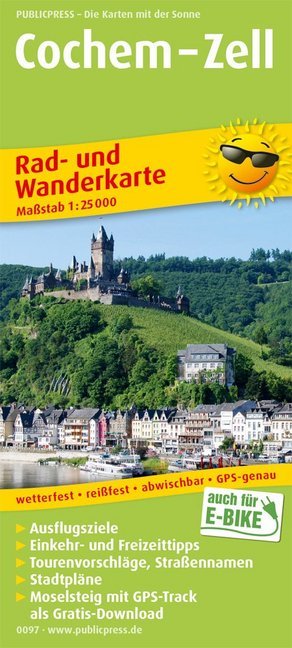 PublicPress Rad- und Wanderkarte Cochem - Zell main product photo