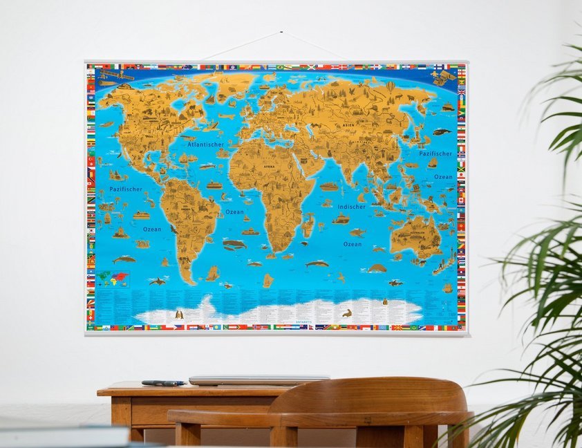 Erlebniskarte Rubbelposter Welt main product photo