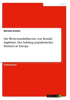 Die Wertewandeltheorie von Ronald Inglehart. Der Aufstieg populistischer Parteien in Europa
