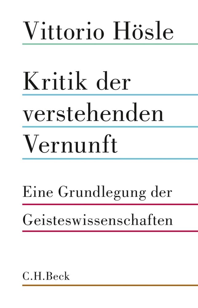 Kritik der verstehenden Vernunft main product photo