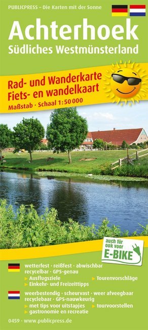 PublicPress Rad- und Wanderkarte Achterhoek, Südliches Westmünsterland main product photo