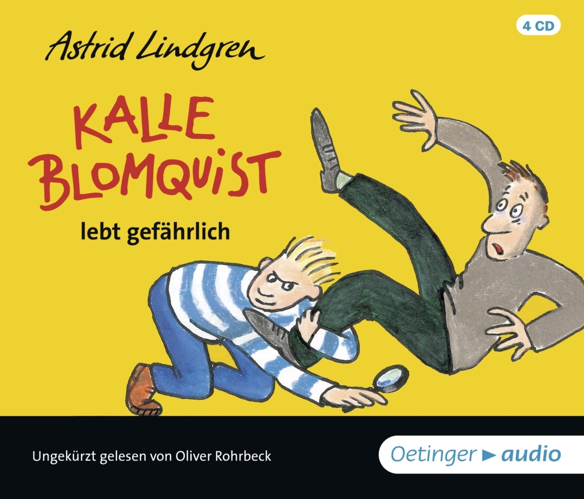Kalle Blomquist 2. Kalle Blomquist lebt gefährlich, 4 Audio-CD main product photo