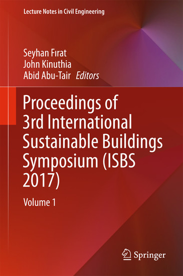 Proceedings of 3rd International Sustainable Buildings Symposium (ISBS 2017) main product photo
