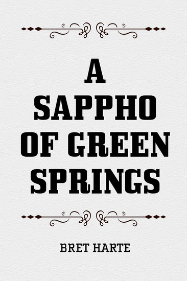 A Sappho of Green Springs main product photo