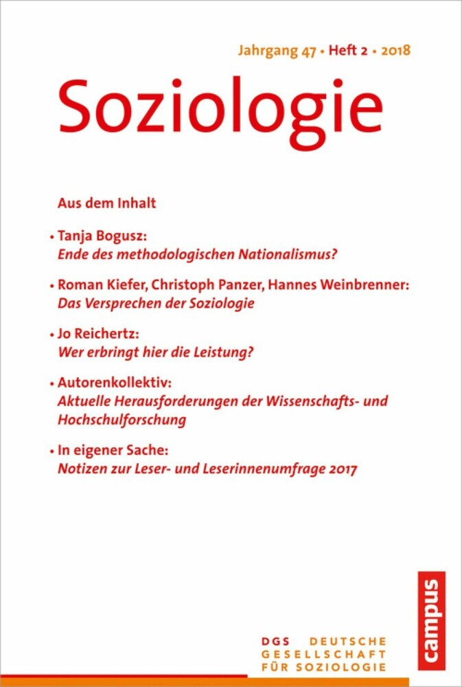 Soziologie 2/2018 main product photo