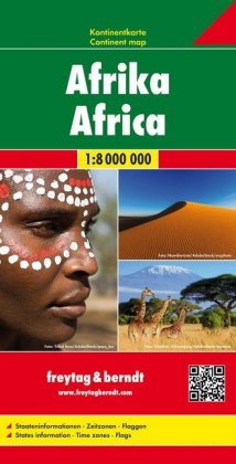Freytag & Berndt Kontinentkarte Afrika 1:8 Mio. Africa / Afrique