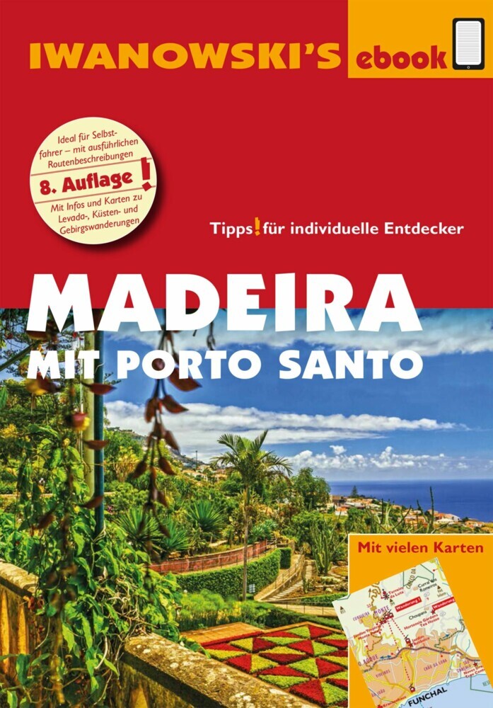 Madeira mit Porto Santo - Reiseführer von Iwanowski main product photo