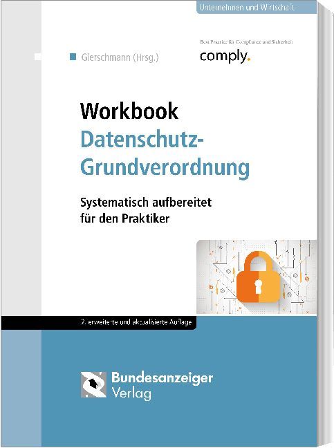 Workbook Datenschutz-Grundverordnung main product photo