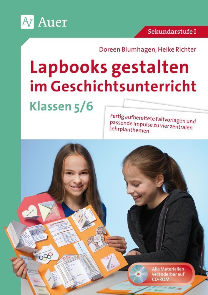 Lapbooks gestalten im Geschichtsunterricht 5-6, m. 1 CD-ROM main product photo