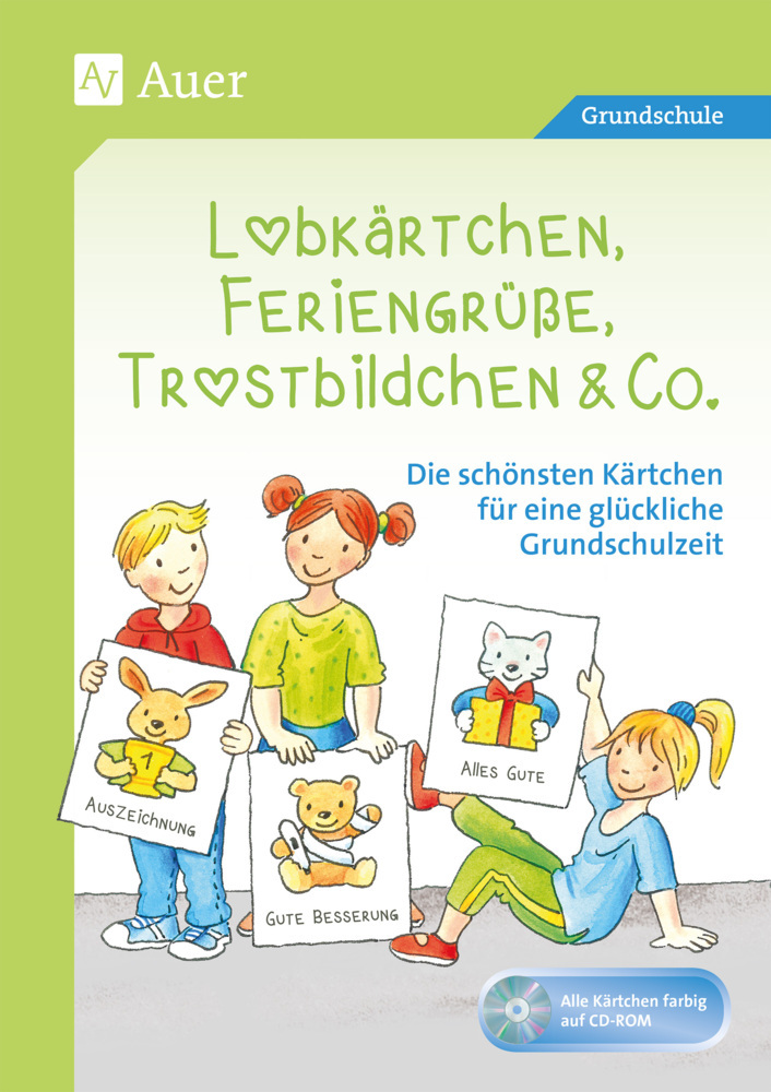 Lobkärtchen, Feriengrüße, Trostbildchen & Co., m. CD-ROM main product photo