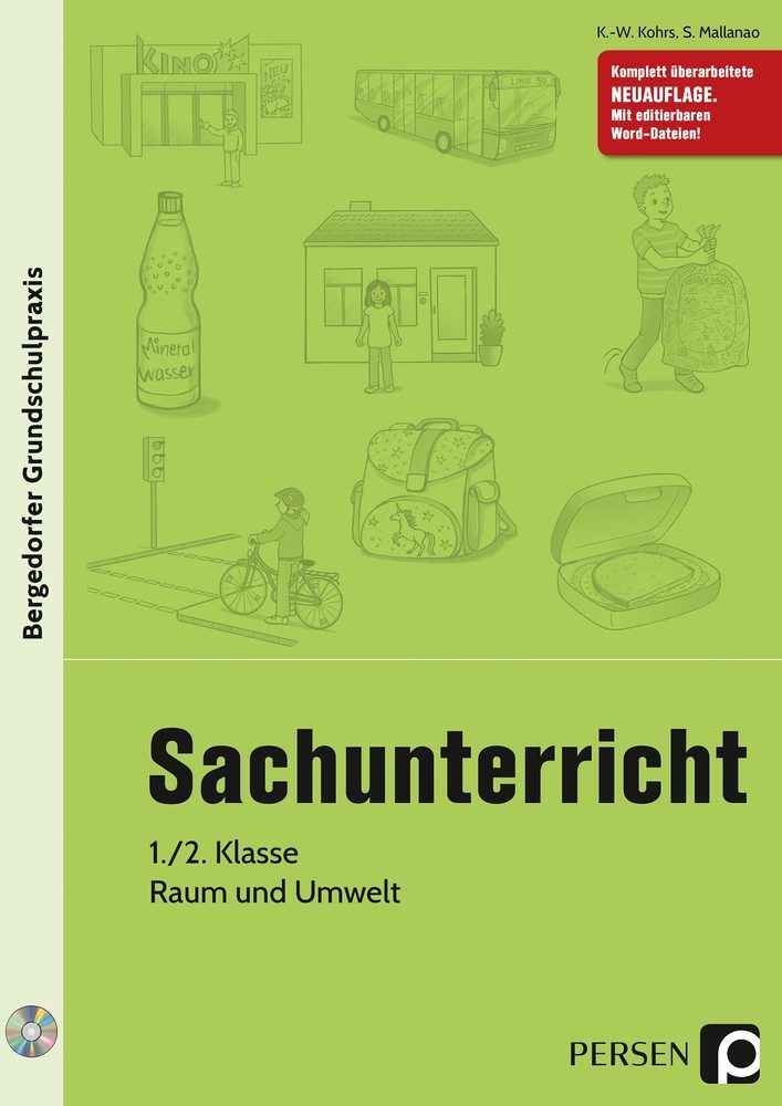 Sachunterricht - 1./2. Klasse, Raum und Umwelt, m. 1 CD-ROM main product photo