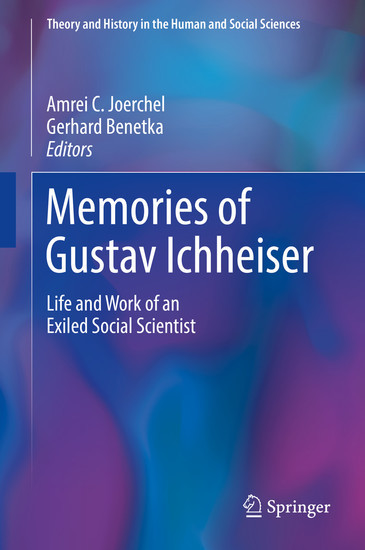 Memories of Gustav Ichheiser main product photo