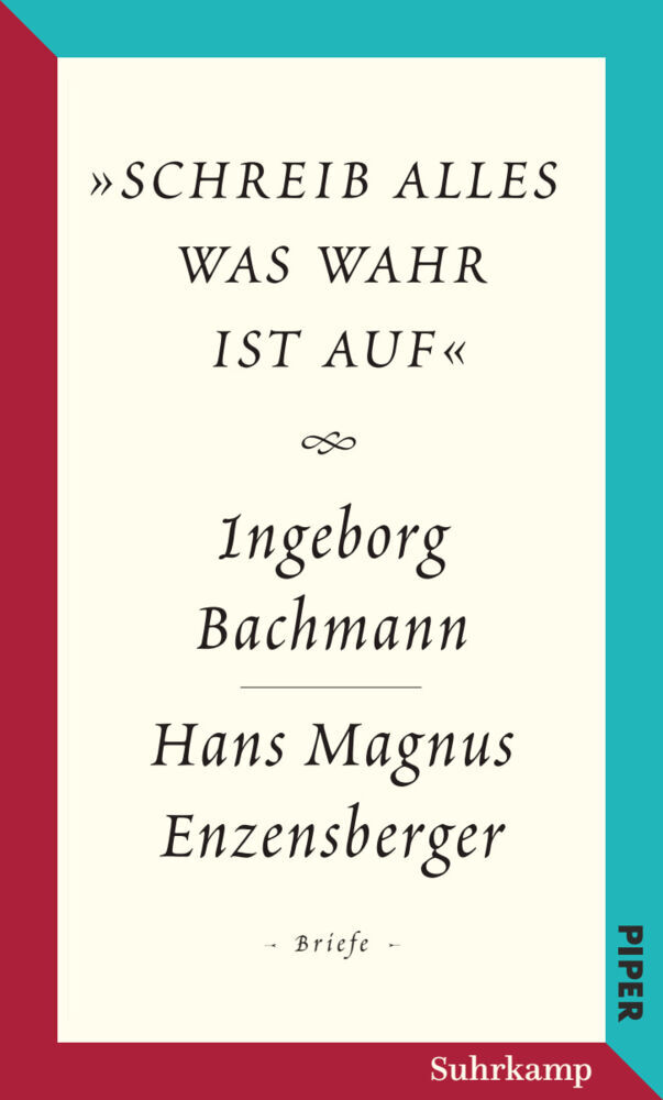 Salzburger Bachmann Edition - »schreib alles was wahr ist auf« main product photo