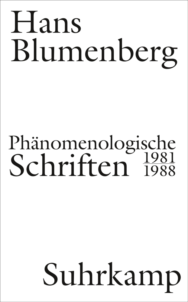 Phänomenologische Schriften main product photo