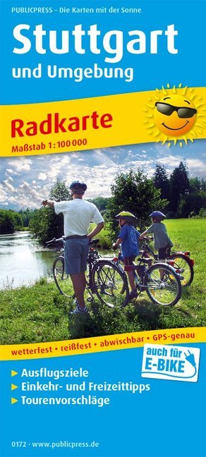 PublicPress Radkarte Stuttgart und Umgebung main product photo