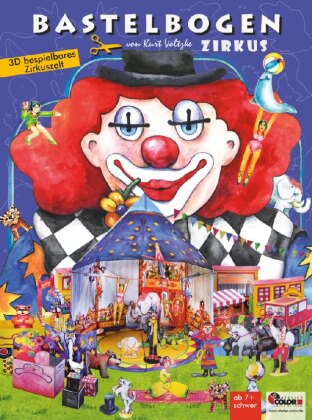 Zirkus Bastelbogen