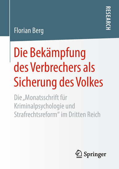 Die Bekämpfung des Verbrechers als Sicherung des Volkes main product photo