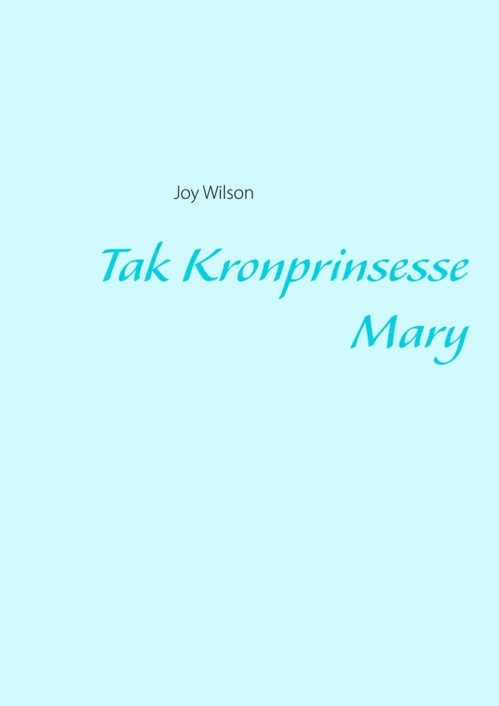 Tak Kronprinsesse Mary main product photo