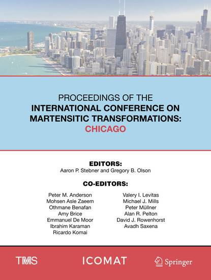 Proceedings of the International Conference on Martensitic Transformations: Chicago main product photo