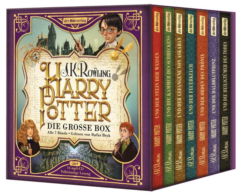 Harry Potter. Die große Box. Alle 7 Bände., 14 Audio-CD, 14 MP3 main product photo