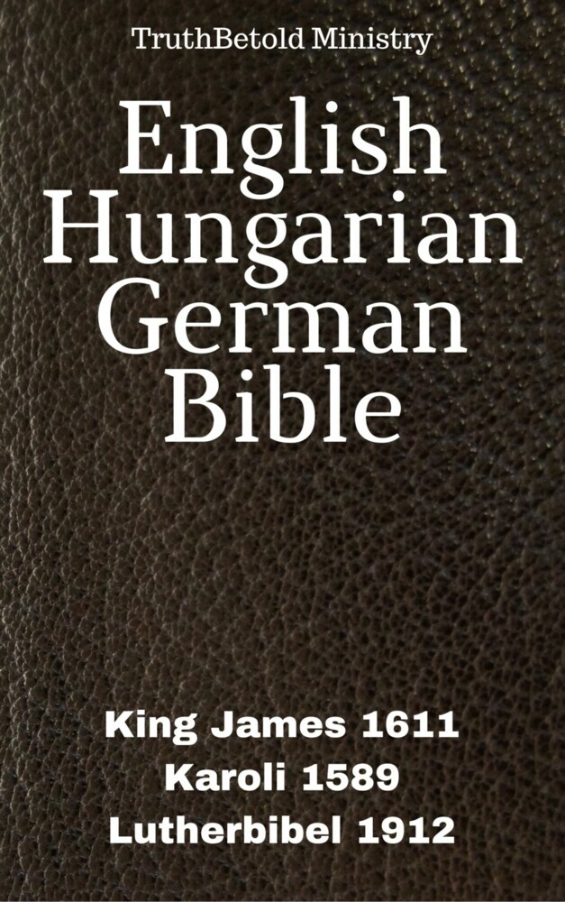 English Hungarian German Bible main product photo