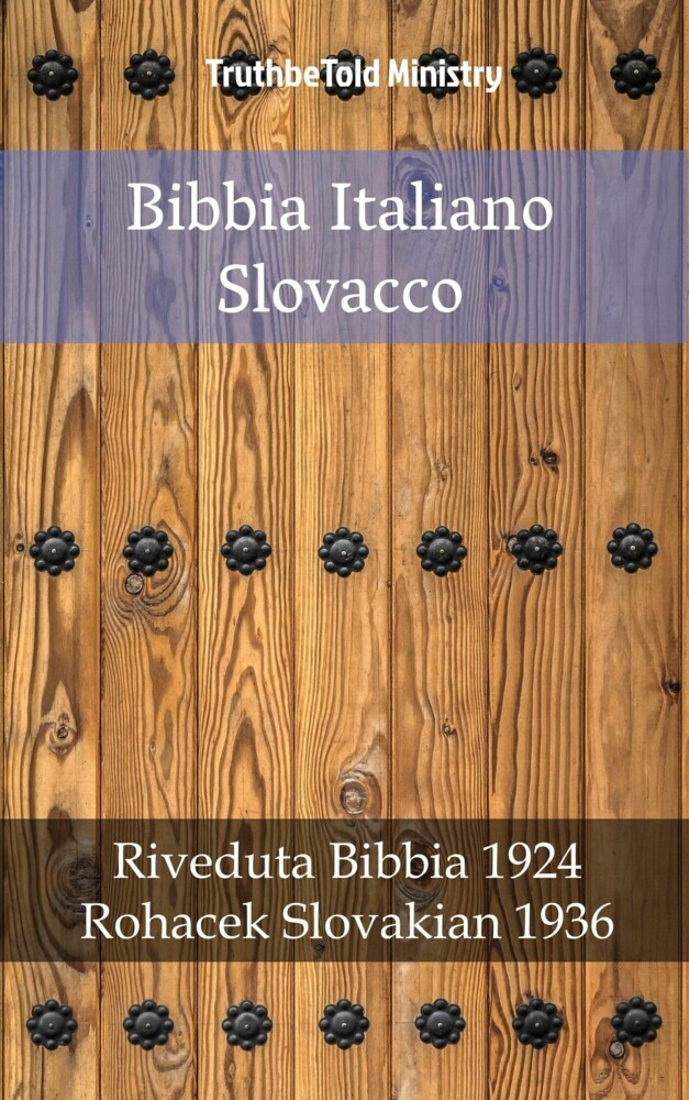 Bibbia Italiano Slovacco main product photo