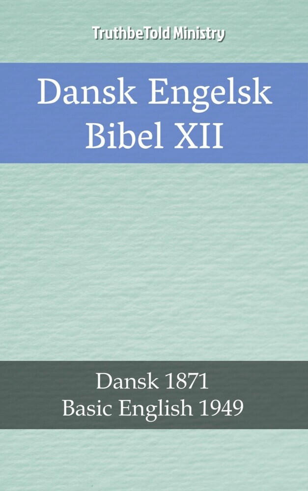 Dansk Engelsk Bibel XII main product photo