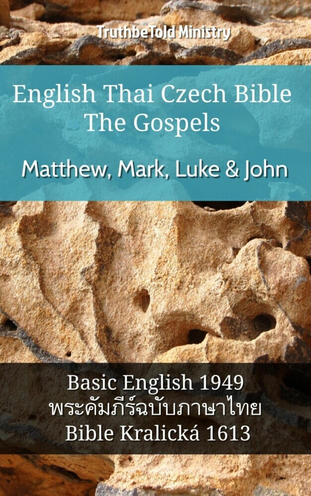 English Thai Czech Bible - The Gospels - Matthew, Mark, Luke & John main product photo