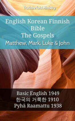 English Korean Finnish Bible - The Gospels - Matthew, Mark, Luke & John
