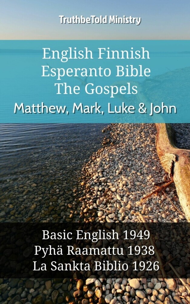 English Finnish Esperanto Bible - The Gospels - Matthew, Mark, Luke & John main product photo