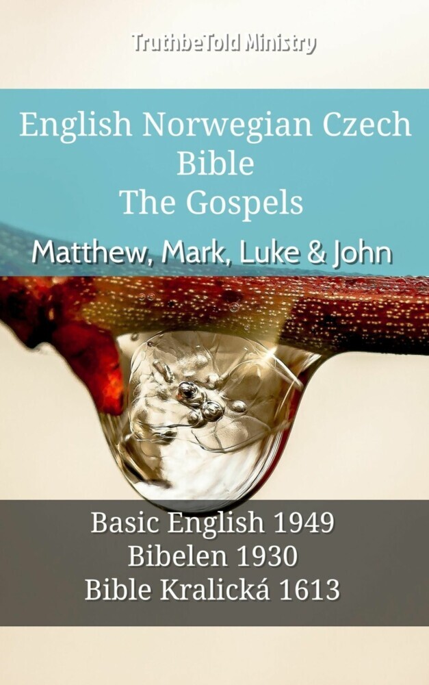 English Norwegian Czech Bible - The Gospels - Matthew, Mark, Luke & John main product photo