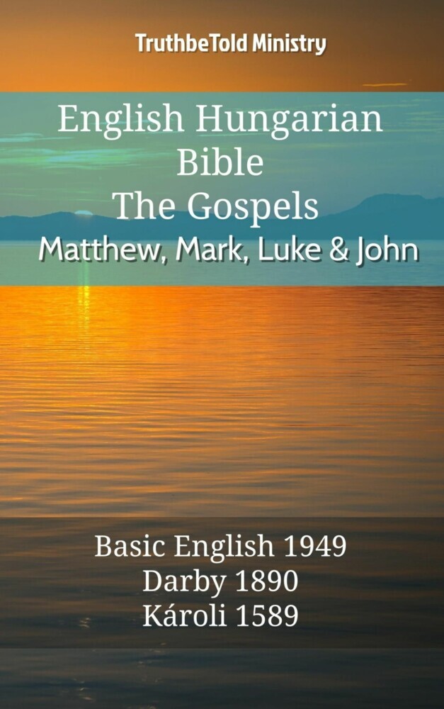 English Hungarian Bible - The Gospels - Matthew, Mark, Luke and John main product photo