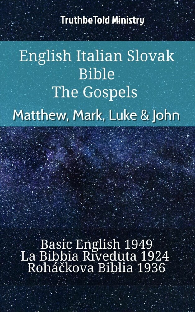 English Italian Slovak Bible - The Gospels - Matthew, Mark, Luke & John main product photo