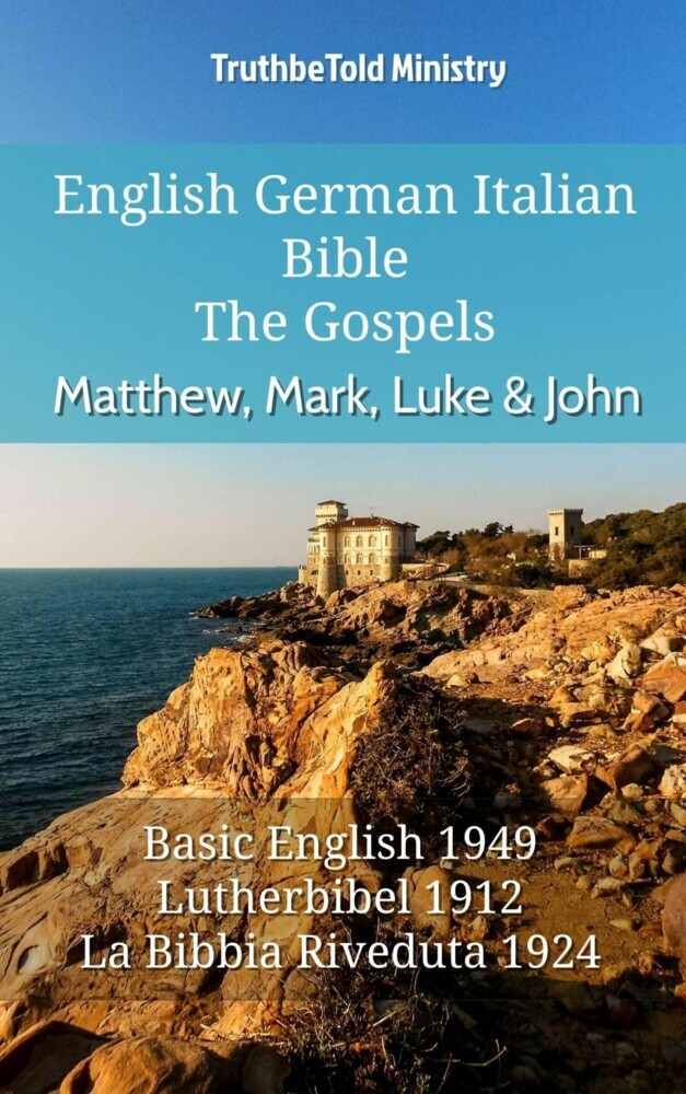 English German Italian Bible - The Gospels - Matthew, Mark, Luke & John main product photo