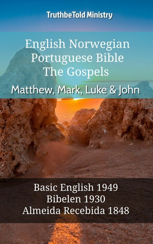 English Norwegian Portuguese Bible - The Gospels - Matthew, Mark, Luke & John main product photo