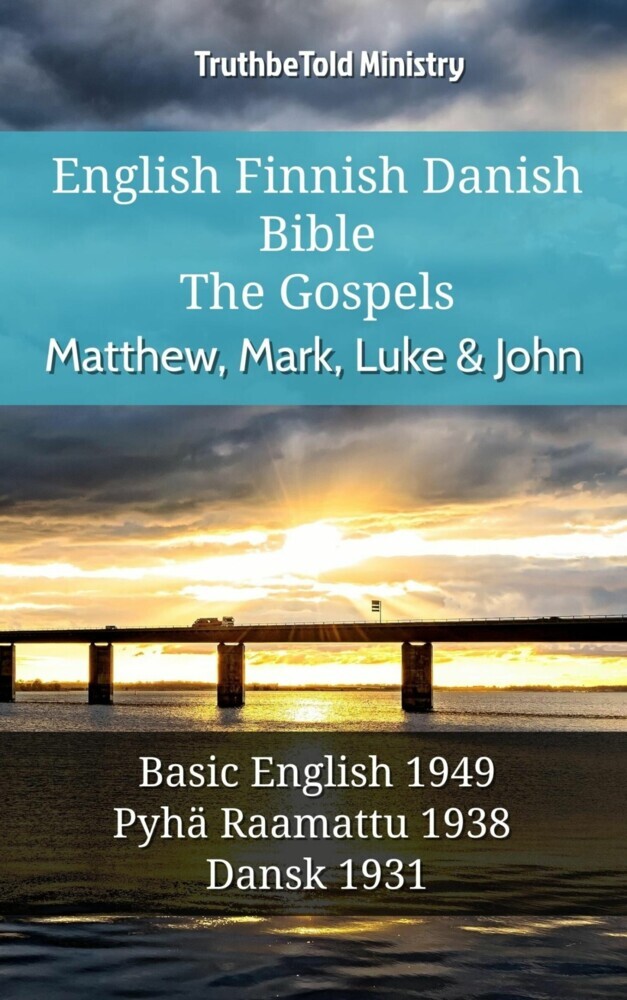 English Finnish Danish Bible - The Gospels - Matthew, Mark, Luke & John main product photo