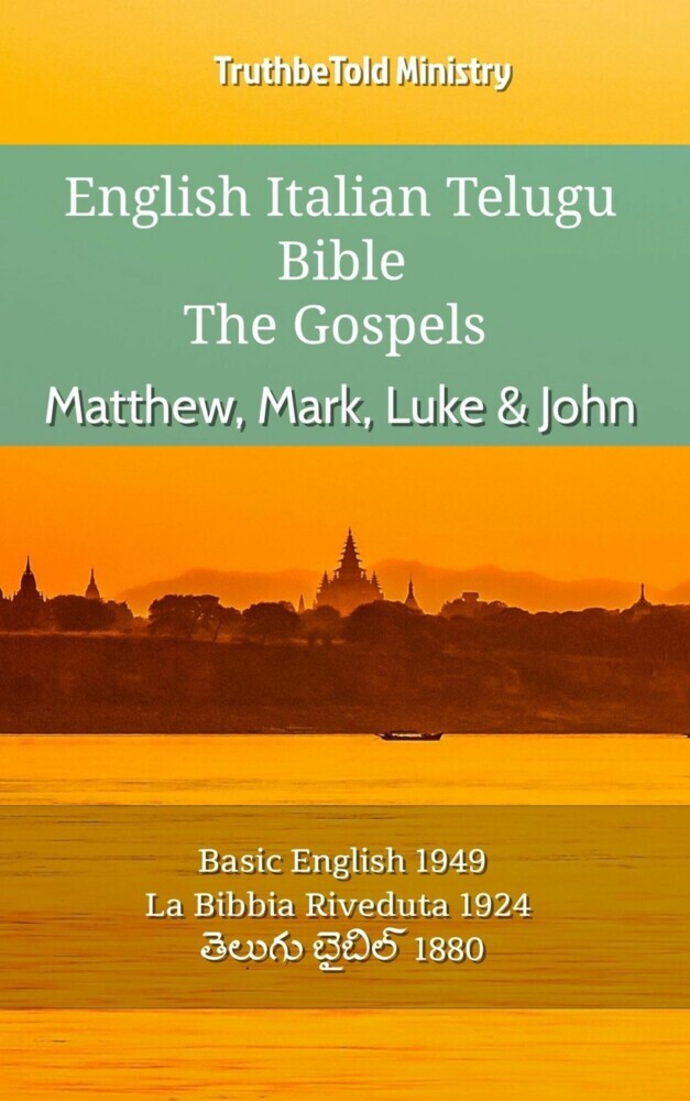 English Italian Telugu Bible - The Gospels - Matthew, Mark, Luke & John main product photo