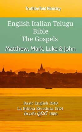 English Italian Telugu Bible - The Gospels - Matthew, Mark, Luke & John